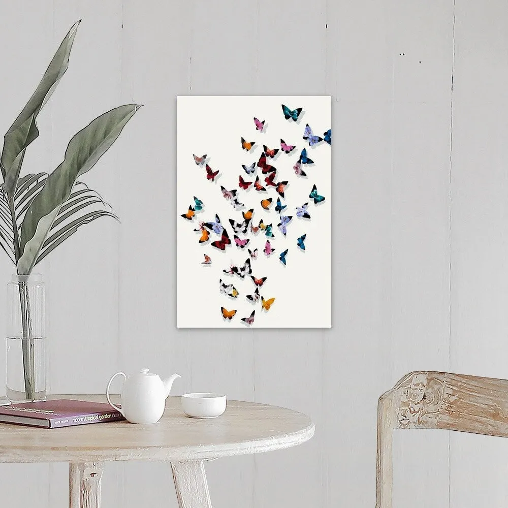 "Butterfly Wonderland III" Canvas Wall Art