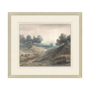 "Traditional Landscape IV" Framed Art Print