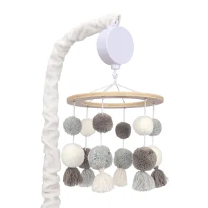 Signature Pom Pom Musical Baby Crib Mobile