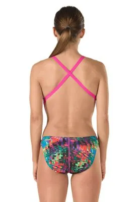 SPEEDO TURNZ Eye Spy Printed Vee 2 - Speedo Endurance Lite