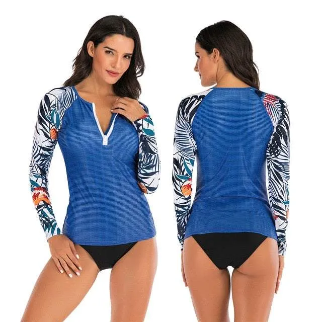 Stylish Lady's Long-sleeve Swimsuit