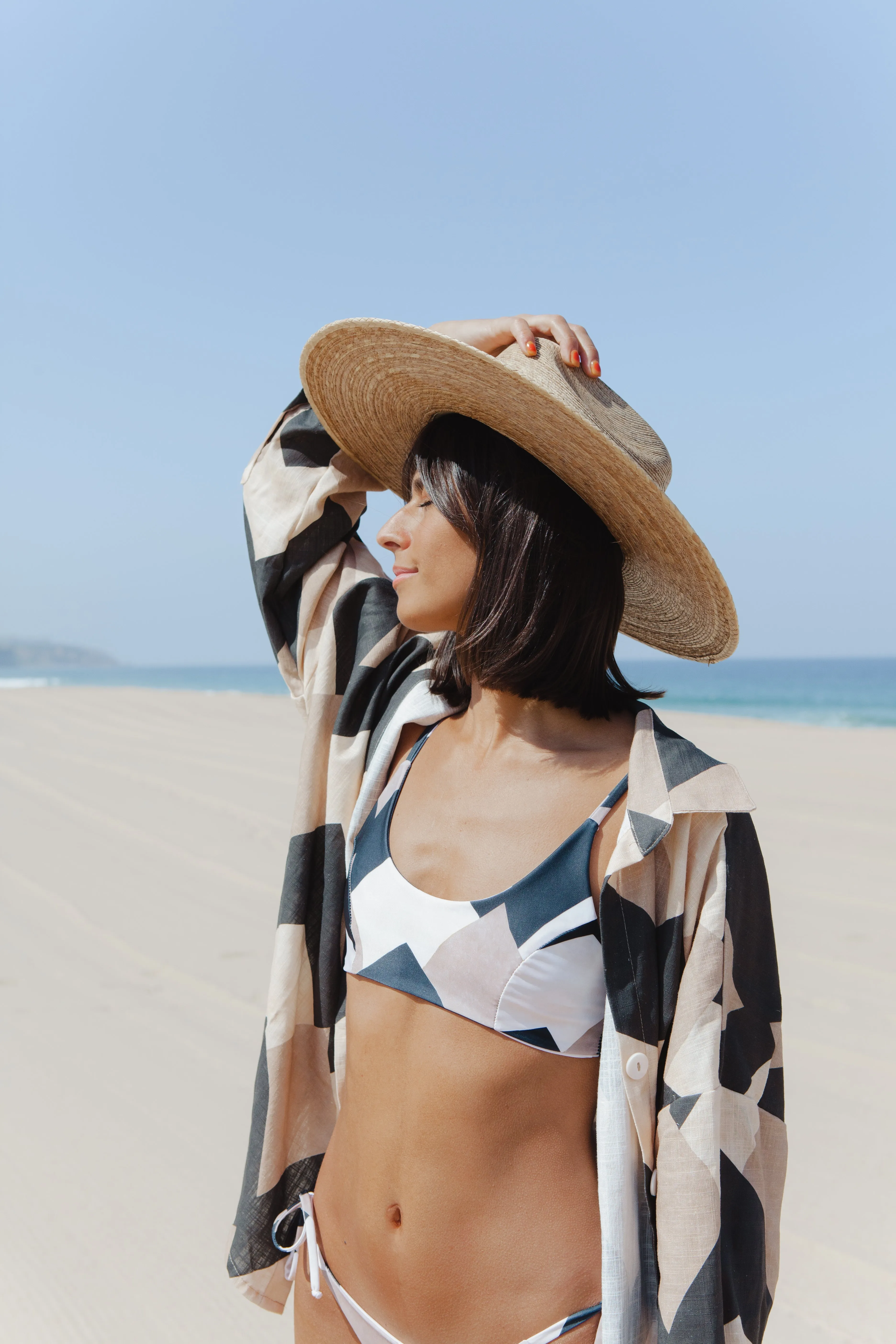 sustainable swimwear top zoe mountains