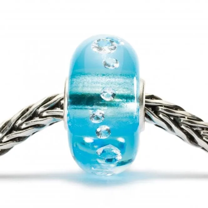 Trollbeads Ice Blue Diamond Bead TGLBE-00040