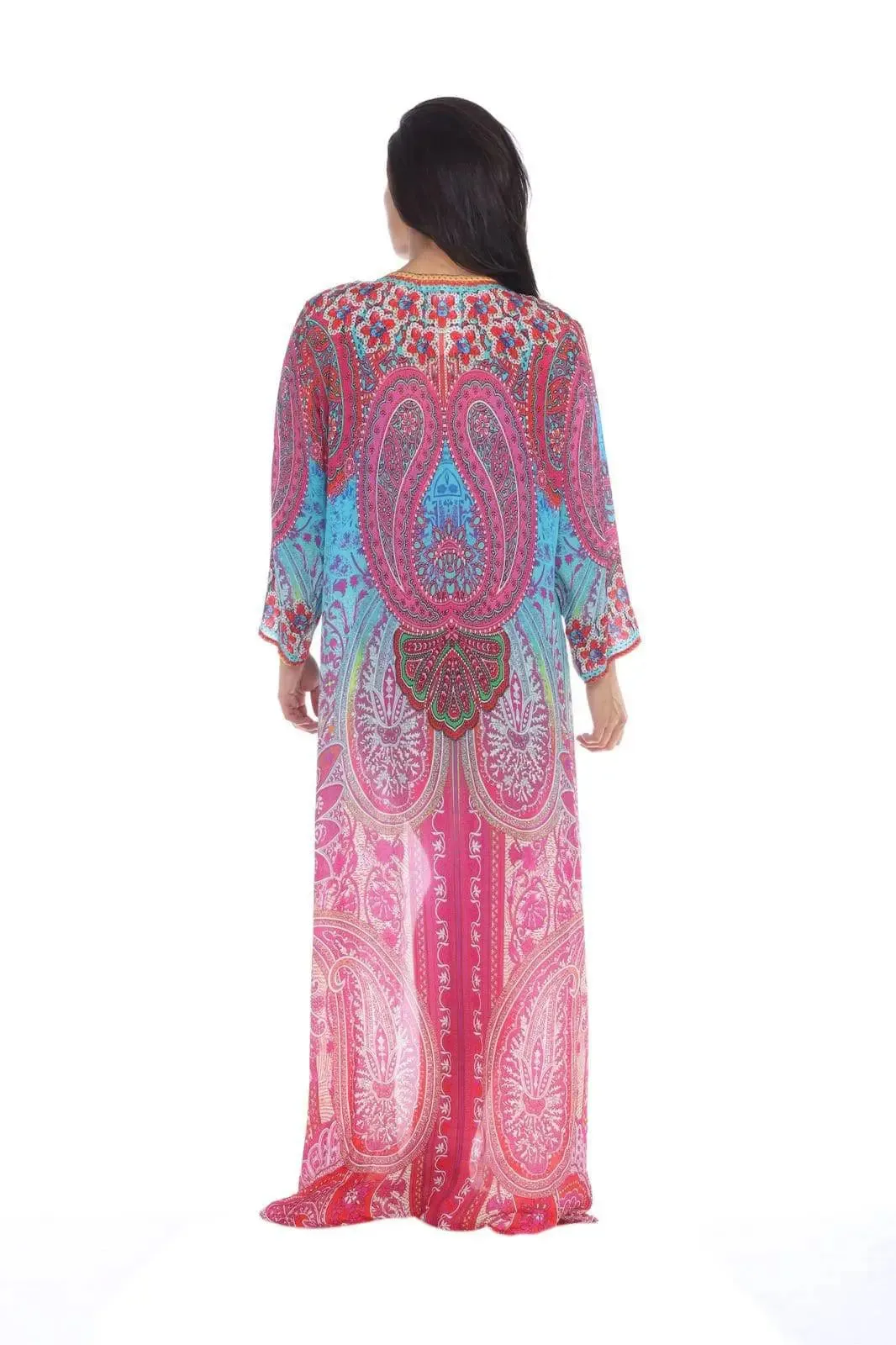 Wholesale Best Swimwear Cover Up Kimonos In Multi-Color Prints FRor Women Made From Viscose Silk